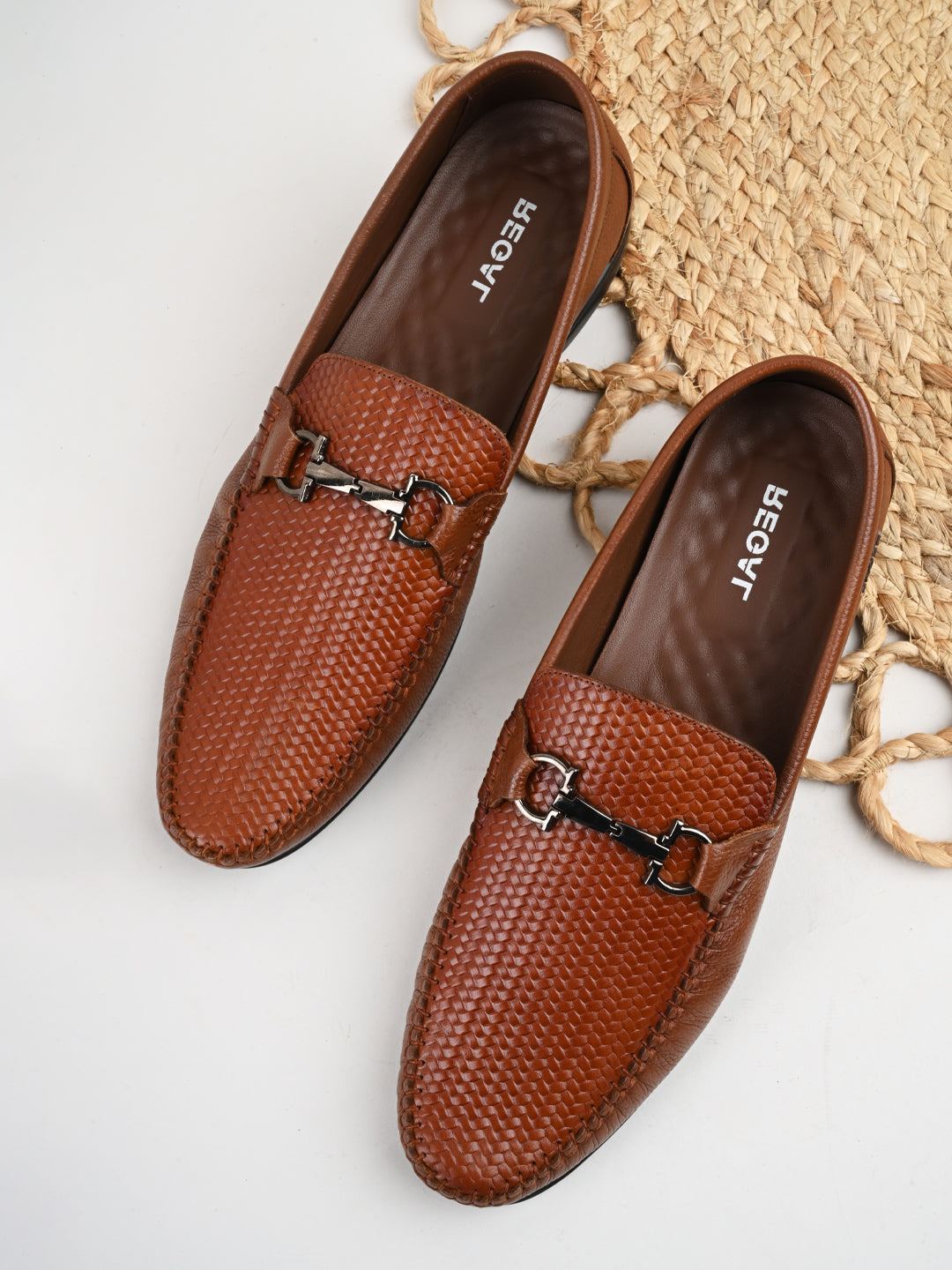 Textured Leather Loafer