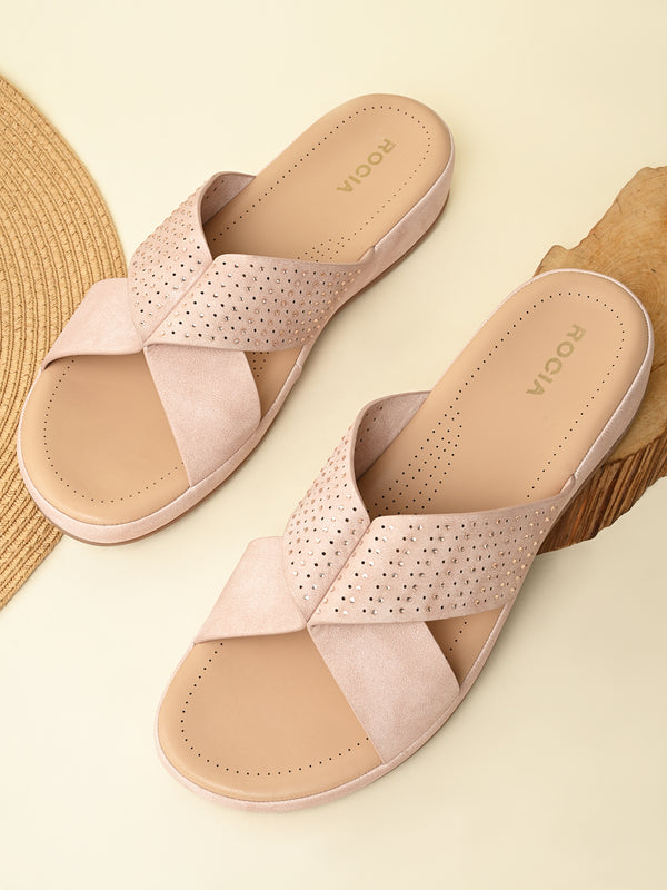 Rocia By Regal Pink Women Casual Comfort Flats