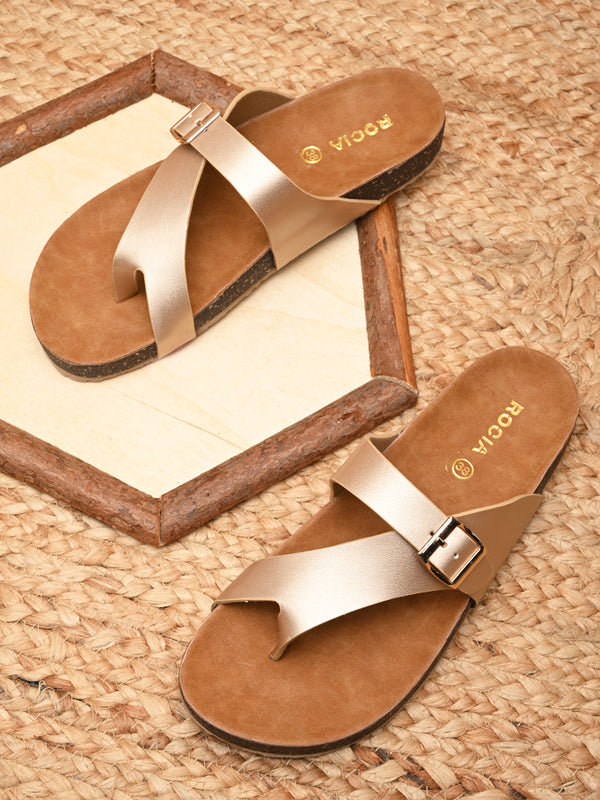 Rocia By Regal Gold Women Casual Stylish Flats