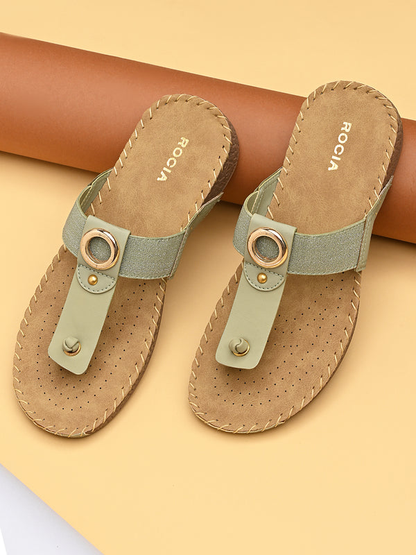 Rocia By Regal Mint Women Comfort Flats