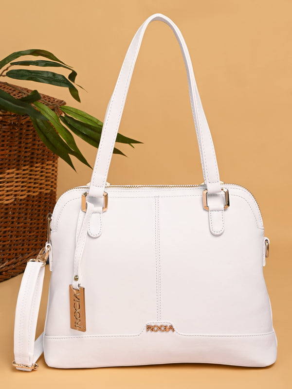 Rocia By Regal White Women Daily Solid Bag