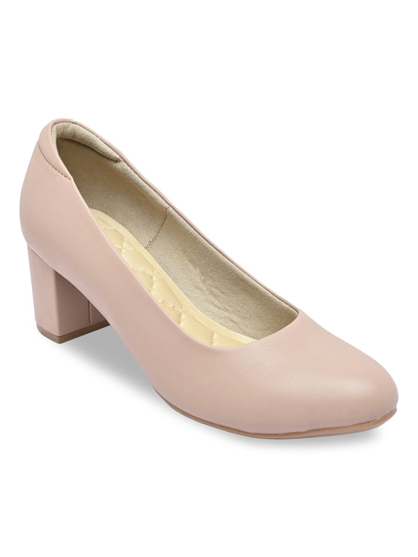 Rocia By Regal Nude Women Comfort Pumps