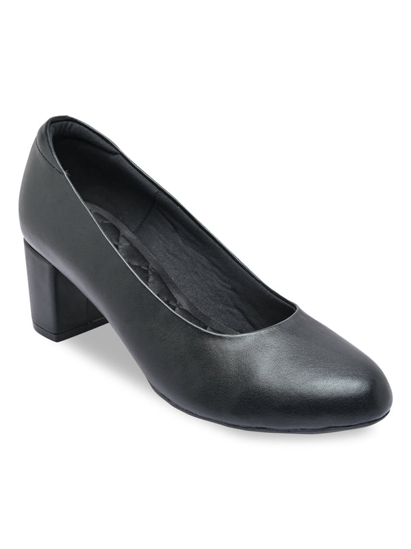 Rocia By Regal Black Women Comfort Pumps