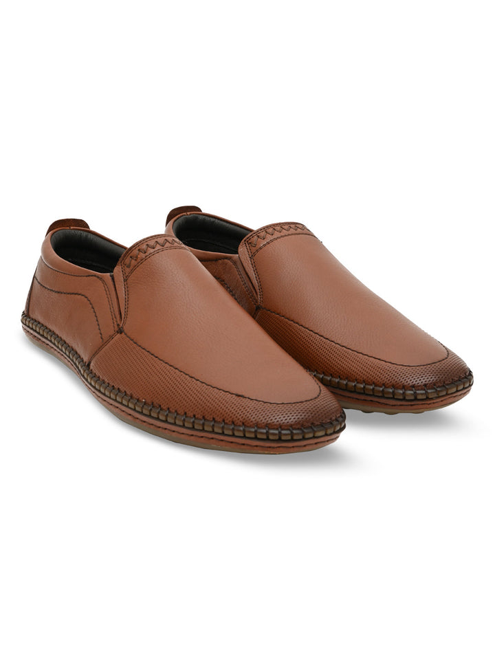 Regal Tan Men Casual Slip Ons