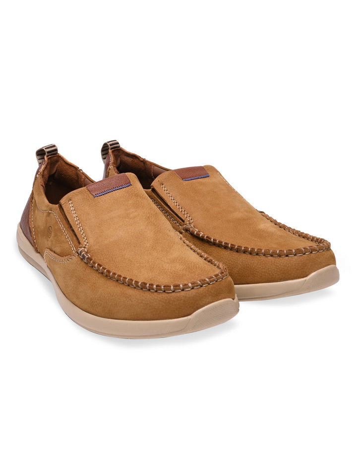 Regal Tan Men Casual Slip Ons