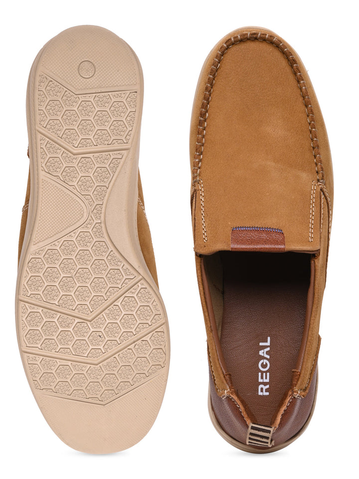 Regal Tan Men Casual Slip Ons