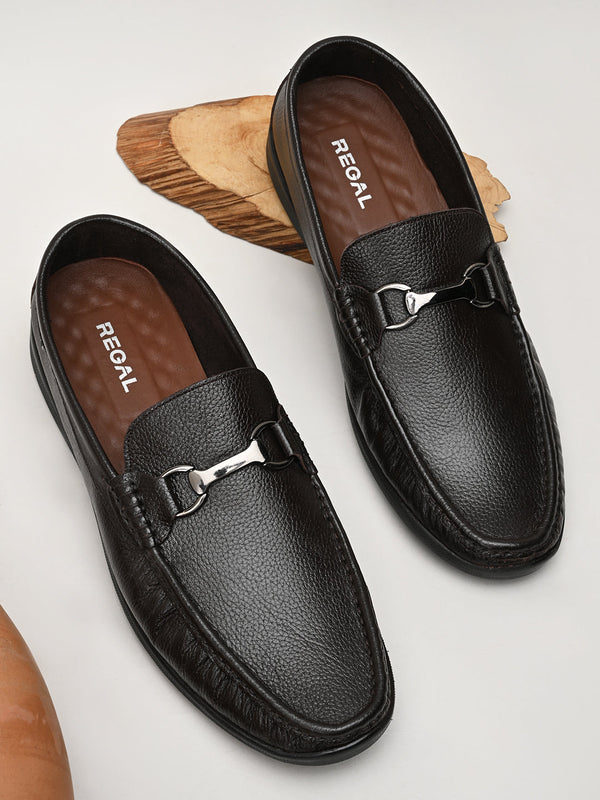 Regal Brown Mens Casual Leather Loafers