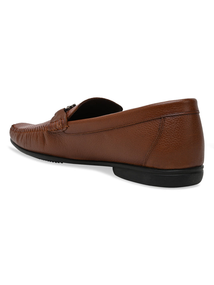Regal Mens Textured Leather Loafers