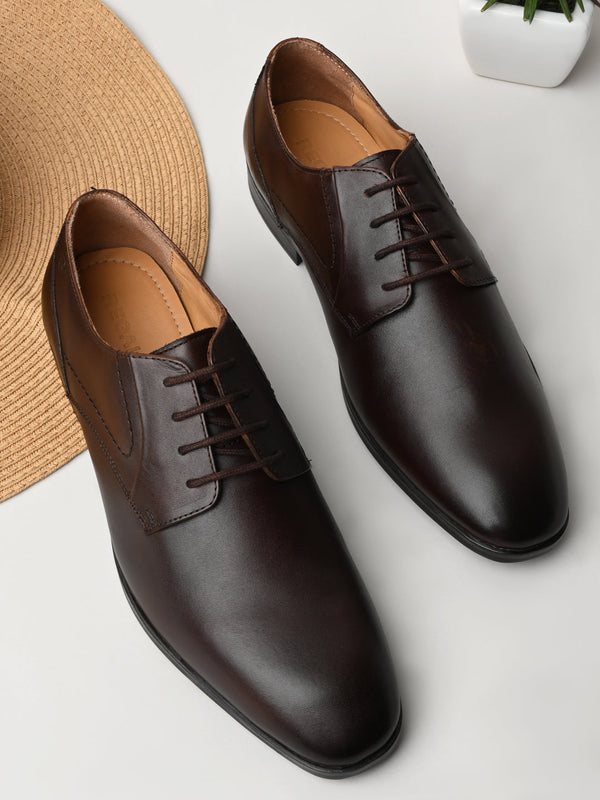 Regal Brown Men Formal Leather Classic Lace Ups