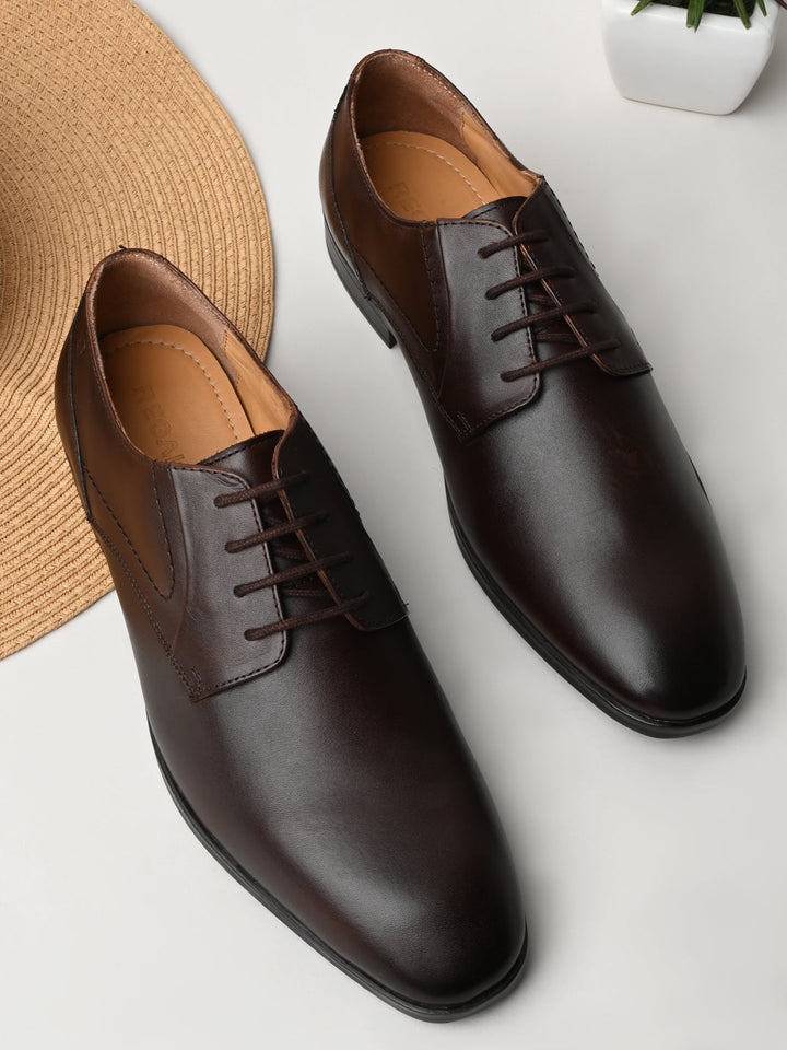 Regal Brown Men Formal Leather Classic Lace Ups