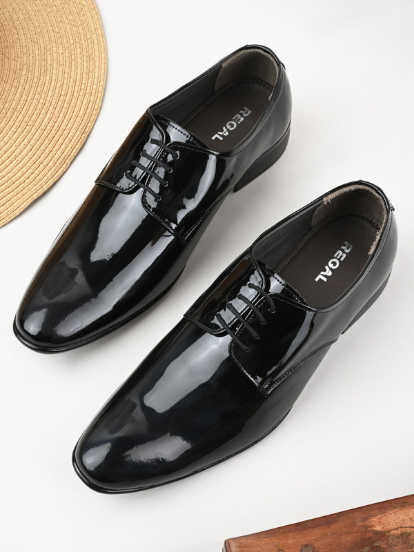 Regal Mens Patent Leather Formal Lace Ups
