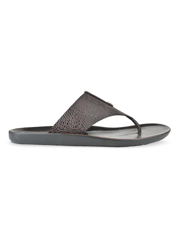 Regal Brown Men Leather Sandals