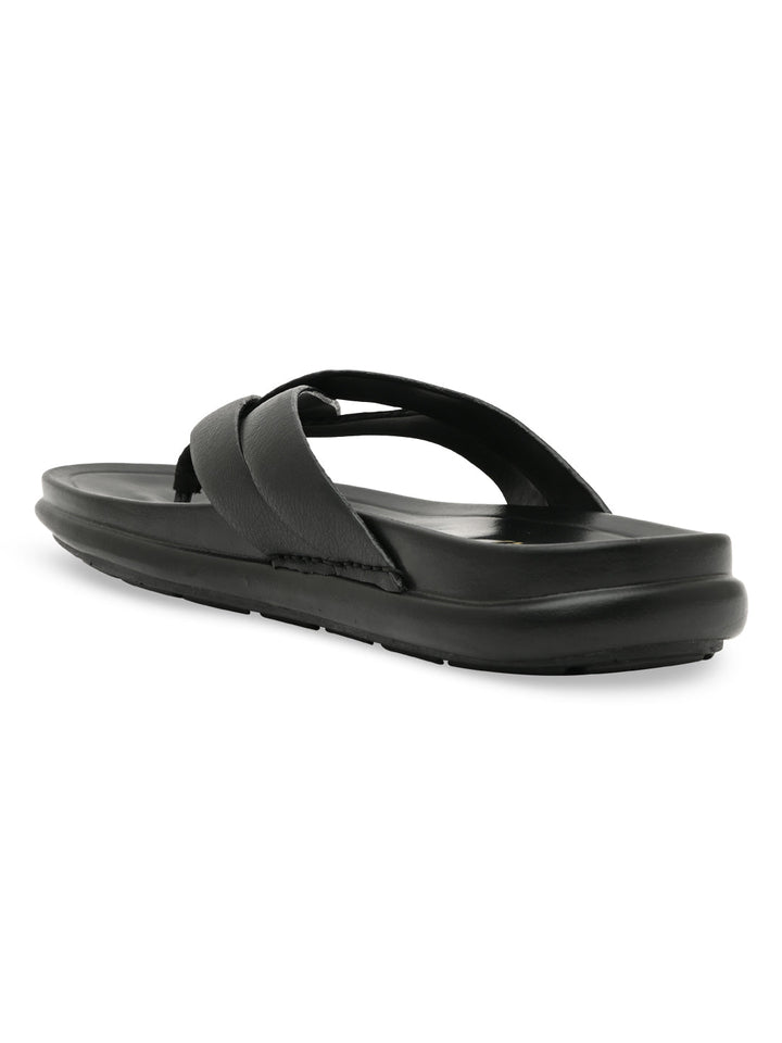 Regal Black Men Casual Sandals