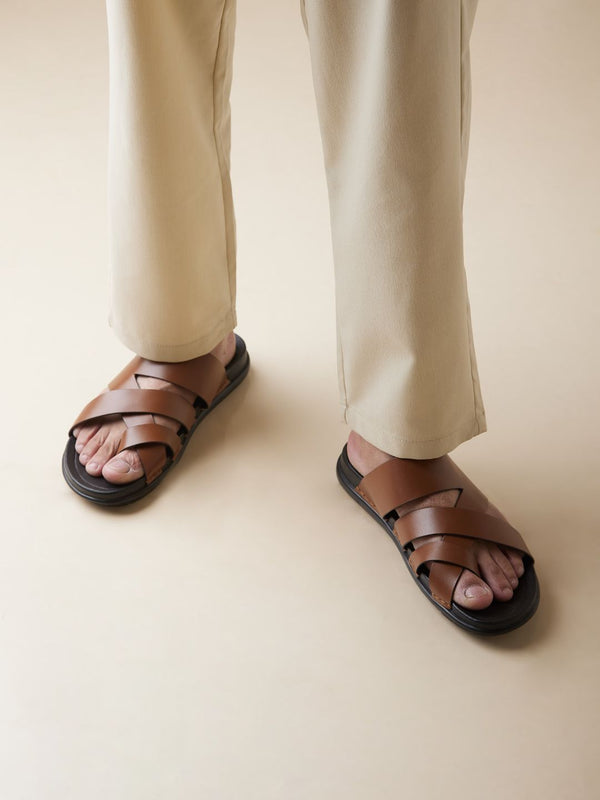 Regal Mens Casual Leather Sandals