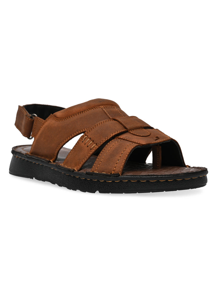 Regal Brown Mens Leather Casual Sandals