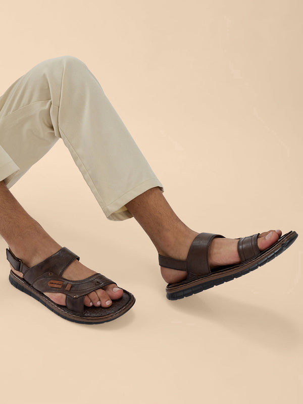 Regal Brown Men Comfort Casual Sandals