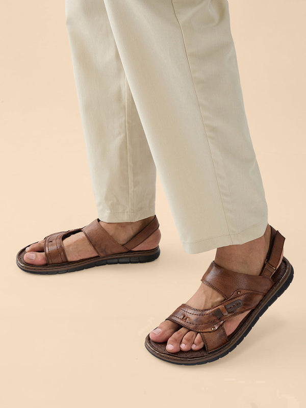 Regal Tan Men Comfort Casual Sandals