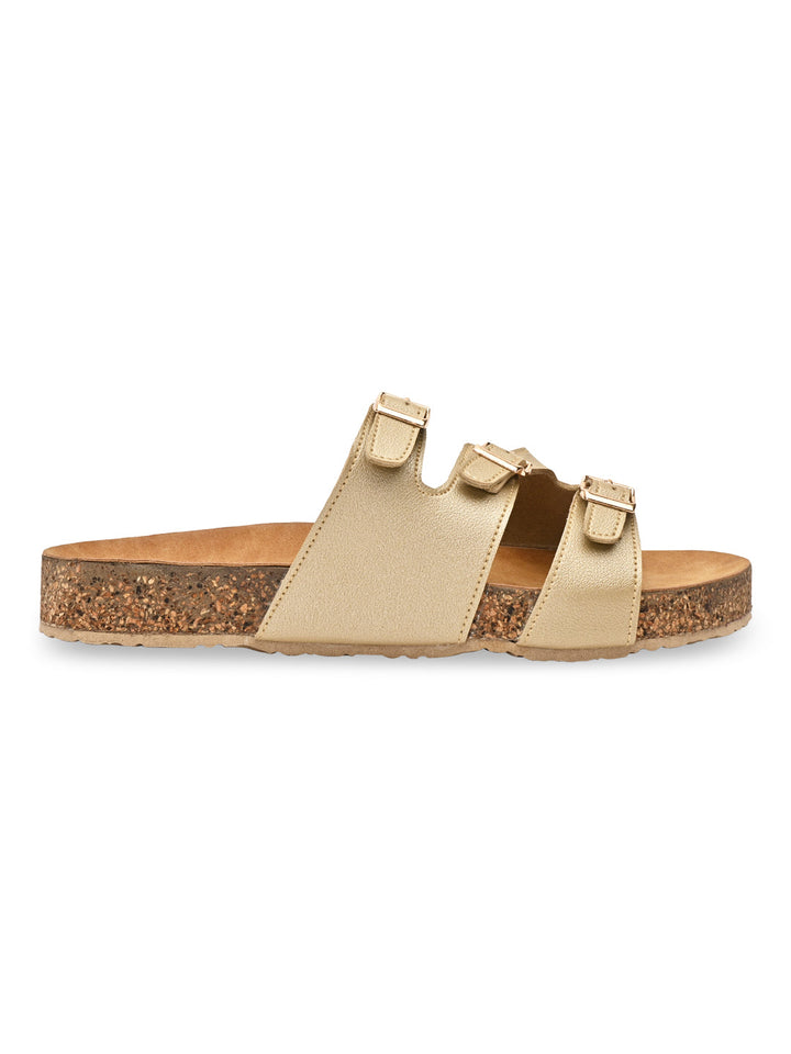 Rocia By Regal Light Gold Women Casual Flats