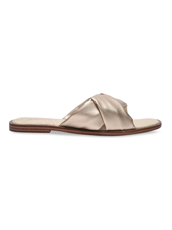 Rocia By Regal Gold Women Casual Comfortable Flats