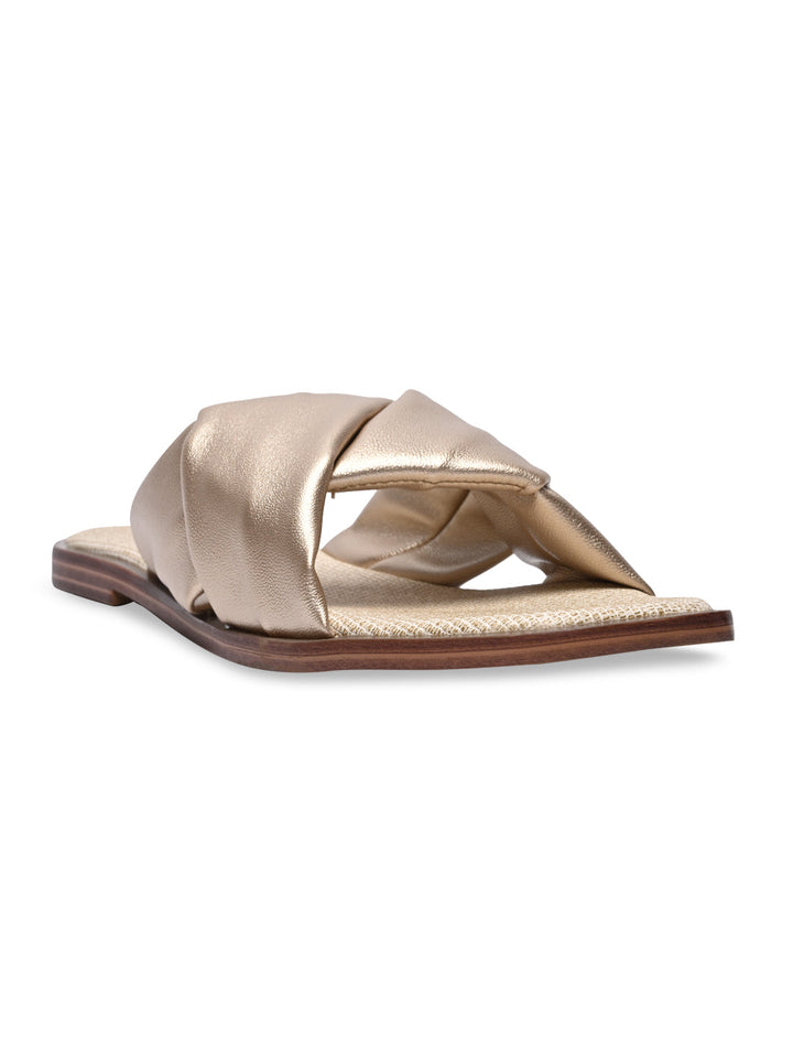 Rocia By Regal Gold Women Casual Comfortable Flats