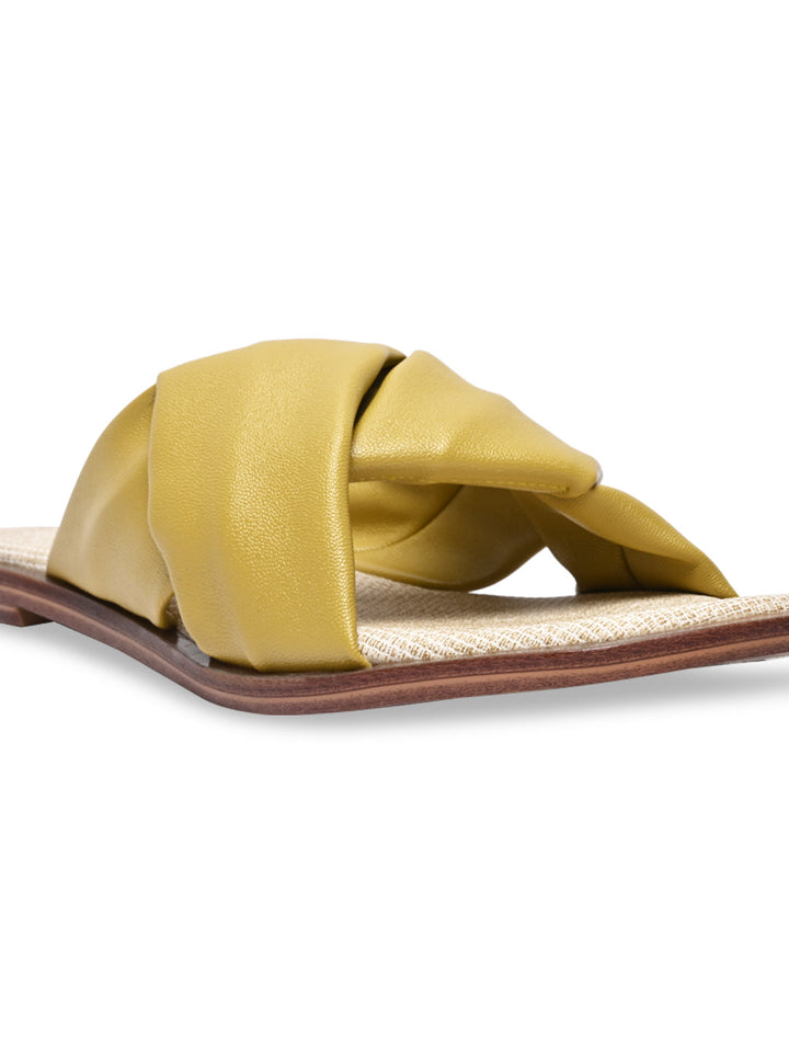 Rocia By Regal Mustard Women Casual Comfortable Flats