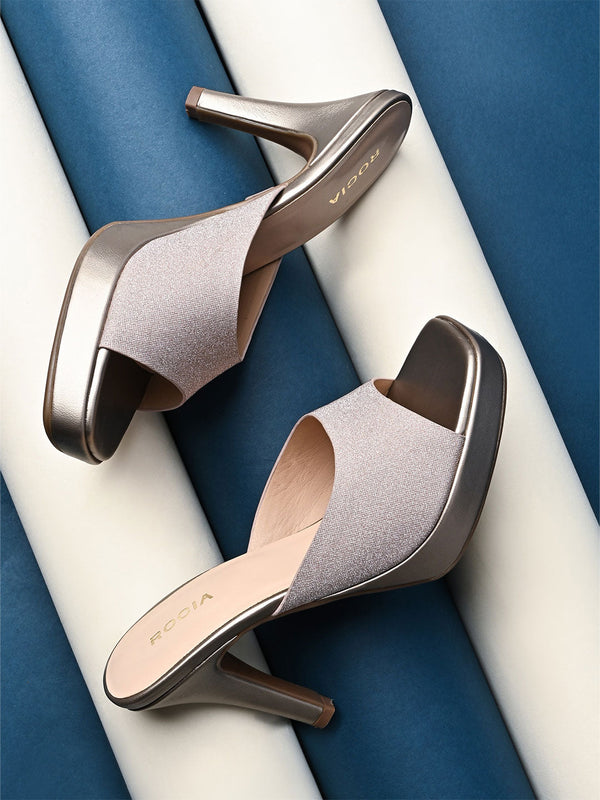 Rocia By Regal Rose Gold Women High Heel Stiletto