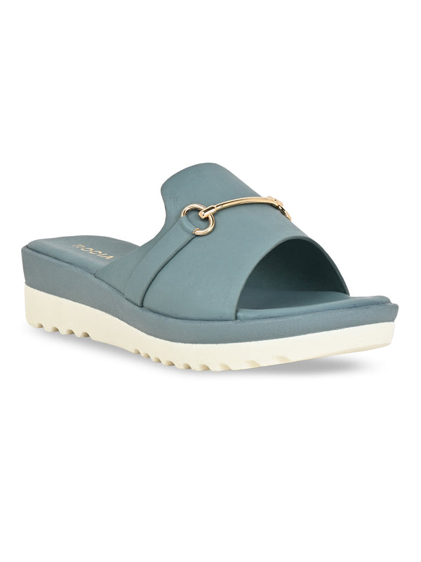 Rocia By Regal Blue Women Casual Wedges