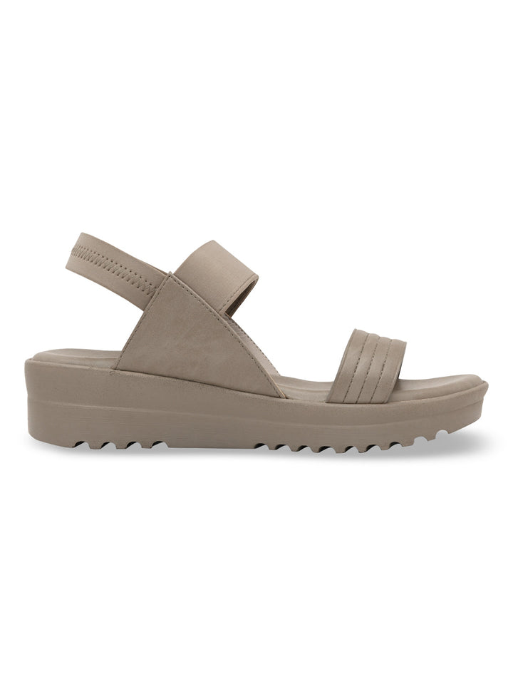 Rocia By Regal Grey Women Casual Wedge Heel Sandals