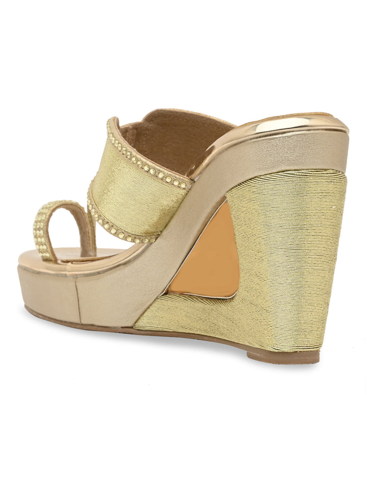 Rocia By Regal Gold Women Fancy Platforms