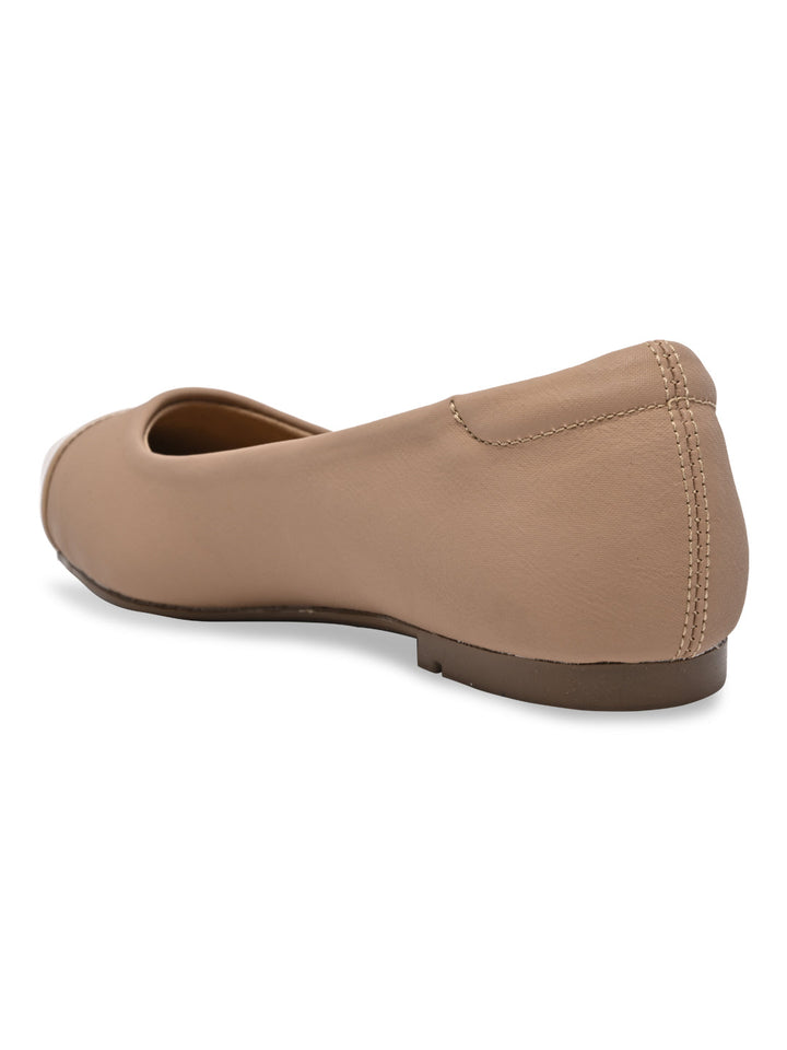 Rocia By Regal Taupe Women Ballerinas