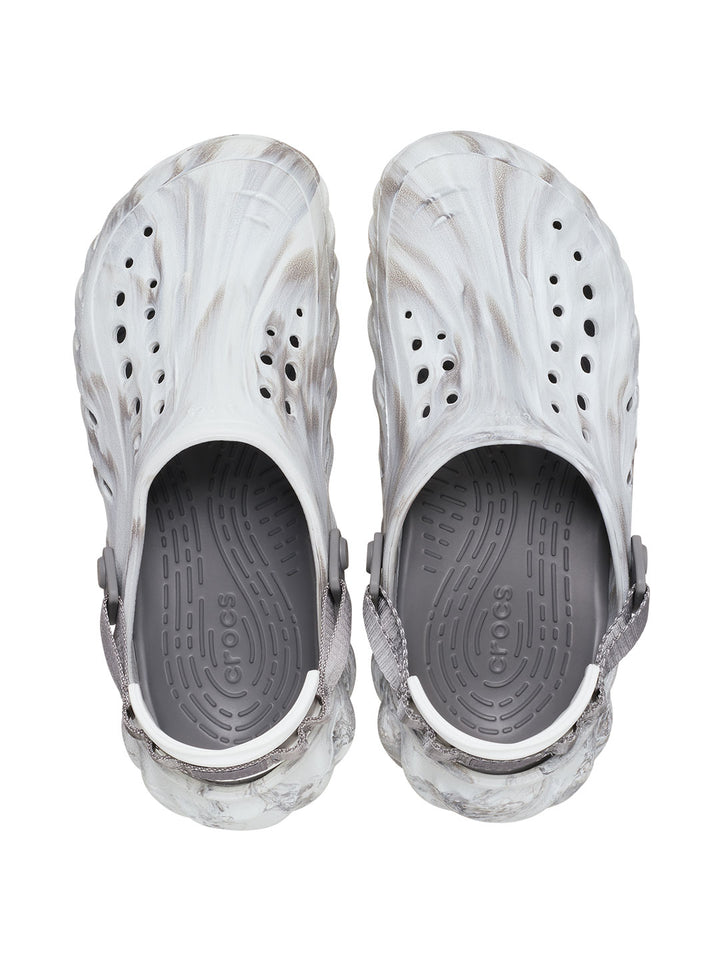 Shop Crocs Grey Echo Marbled Clog Online