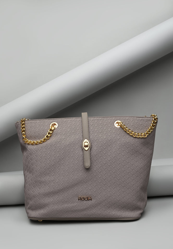 Rocia By Regal Grey Womentextured Tote Bag