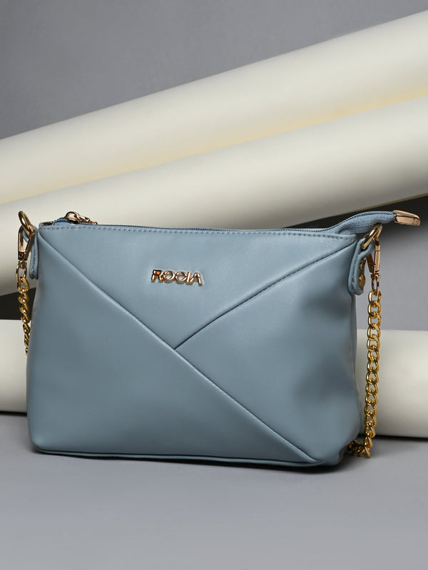 Rocia By Regal Blue Women Cute Solid Handbag