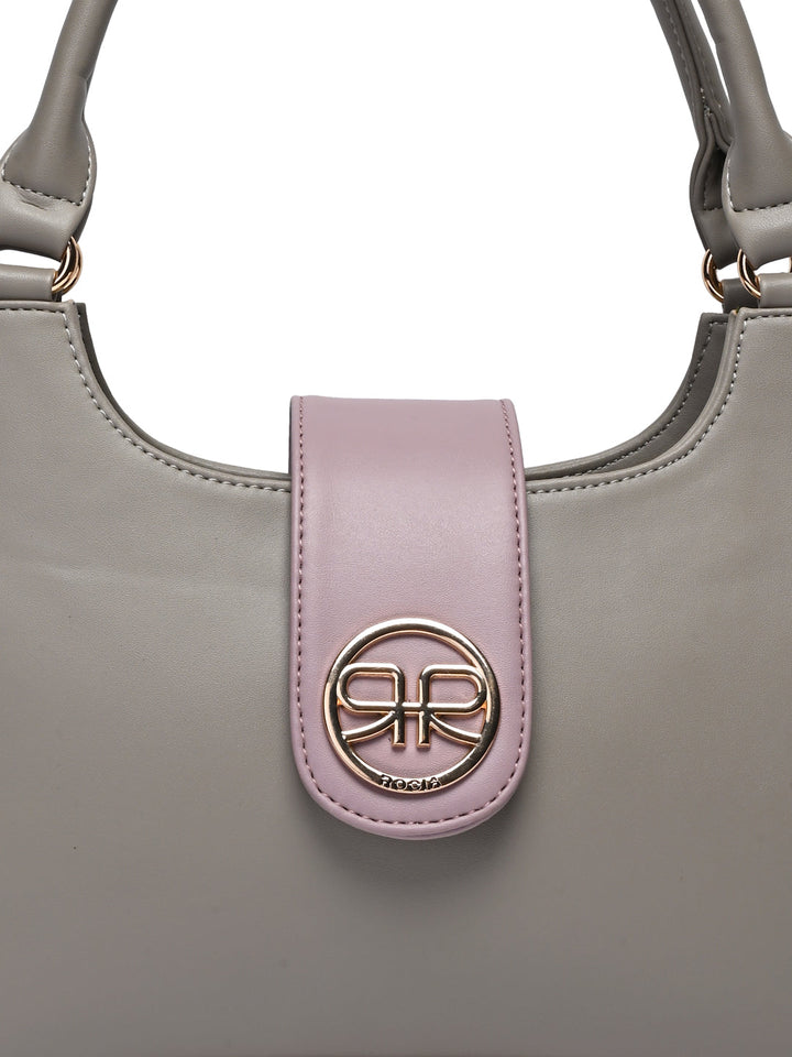 Rocia By Regal Grey Women Smart Shoulder Bag