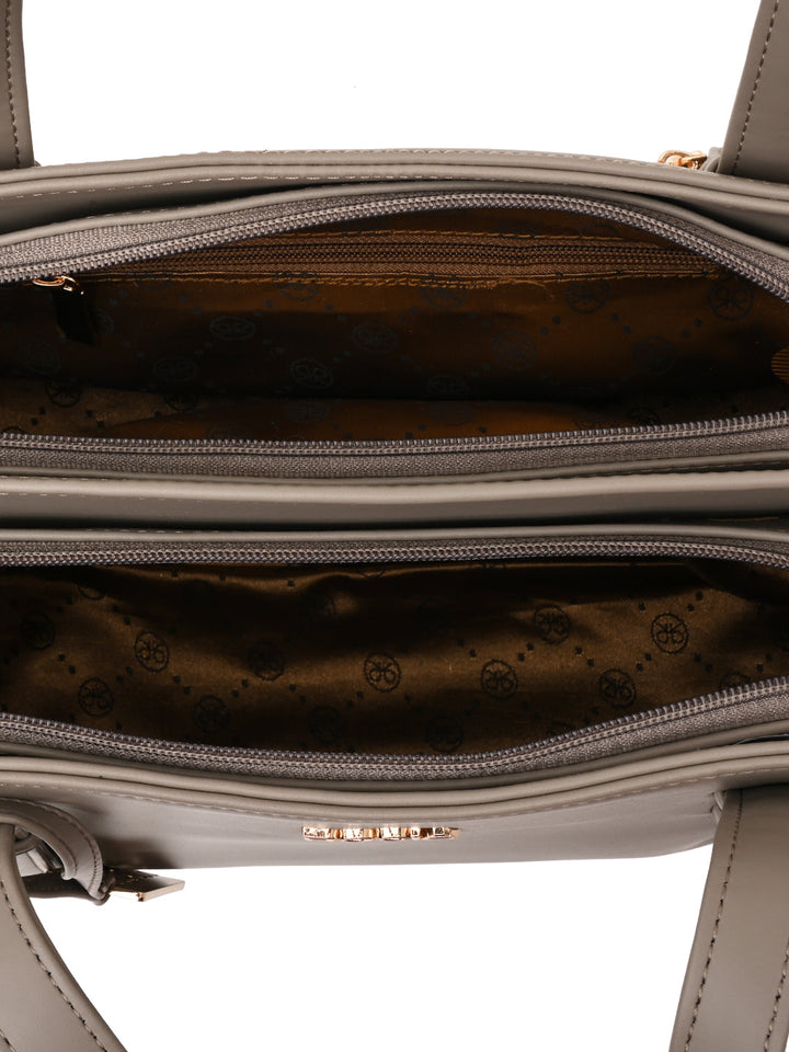 Rocia By Regal Taupe Women Solid Multi Compartent Work Bag