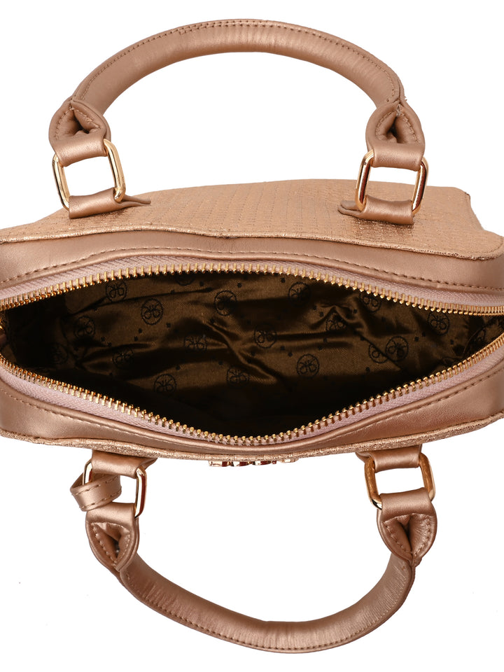 Rocia By Regal Rose Gold Women Cute Small Handbag