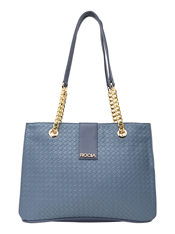 Rocia By Regal Blue Women Woven Shoulder Bag