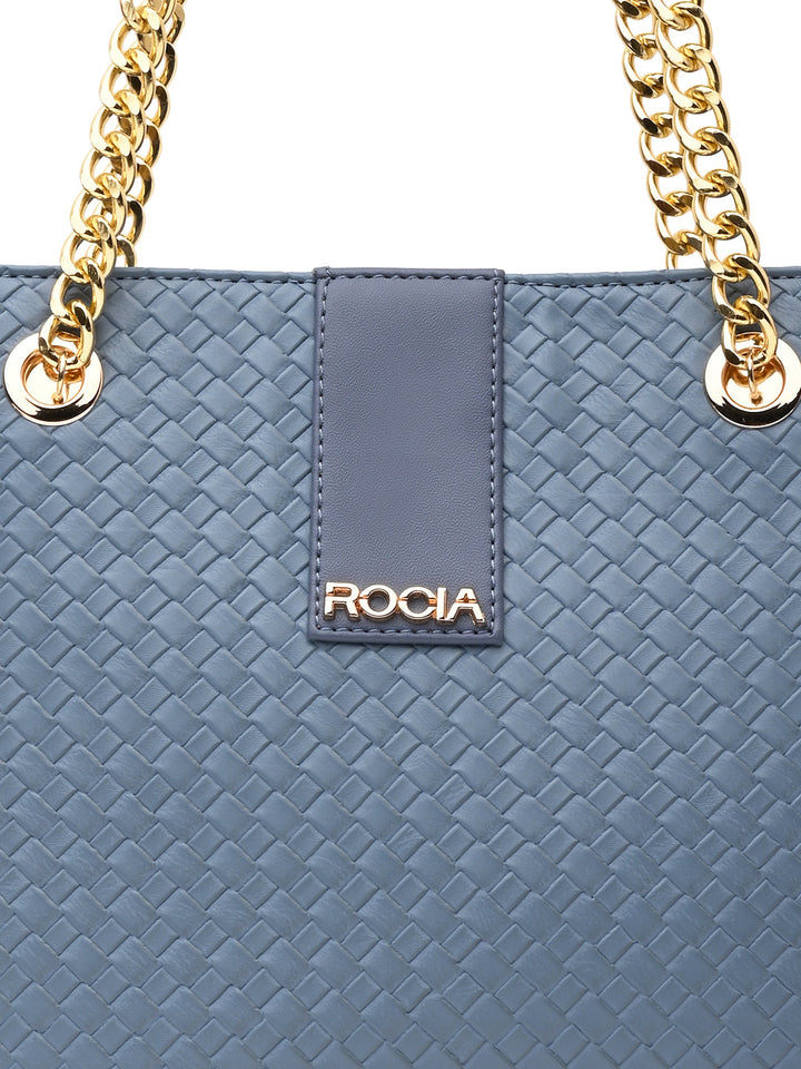 Rocia By Regal Blue Women Woven Shoulder Bag