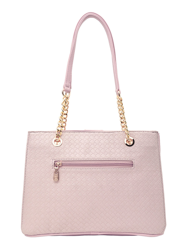 Rocia By Regal Pink Women Woven Shoulder Bag