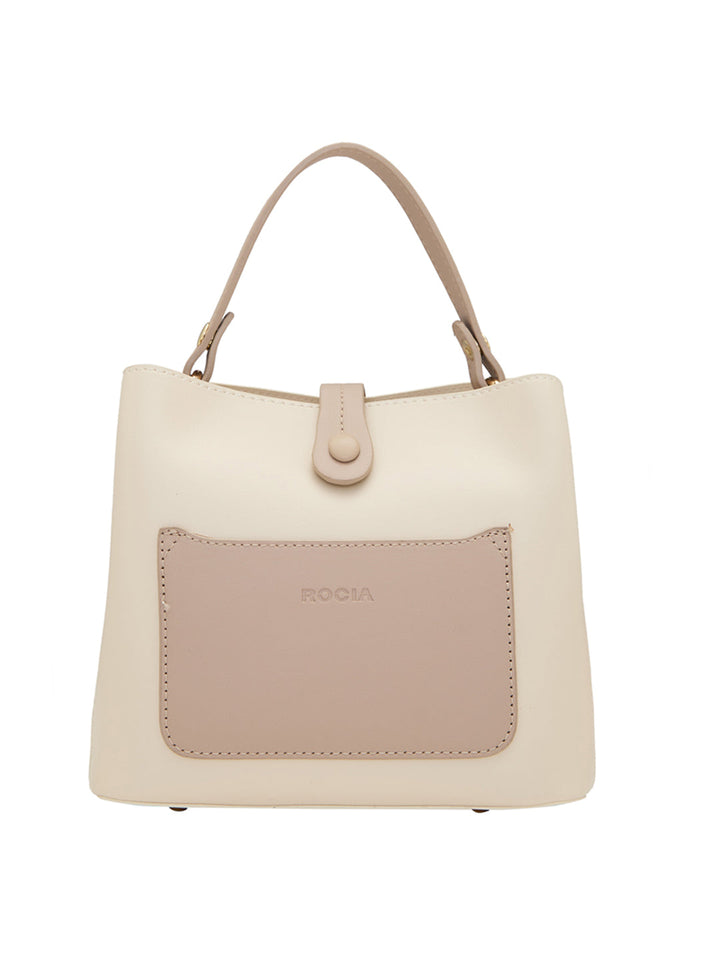 Rocia By Regal Beige Women Casual Bucket Bag