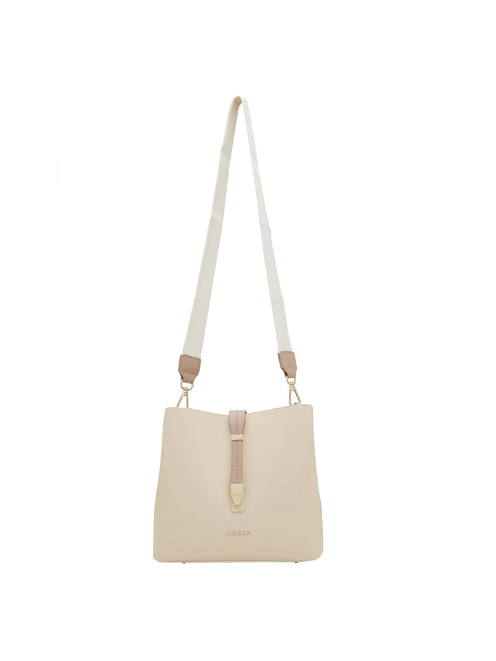 Rocia By Regal Beige Women Casual Bucket Bag