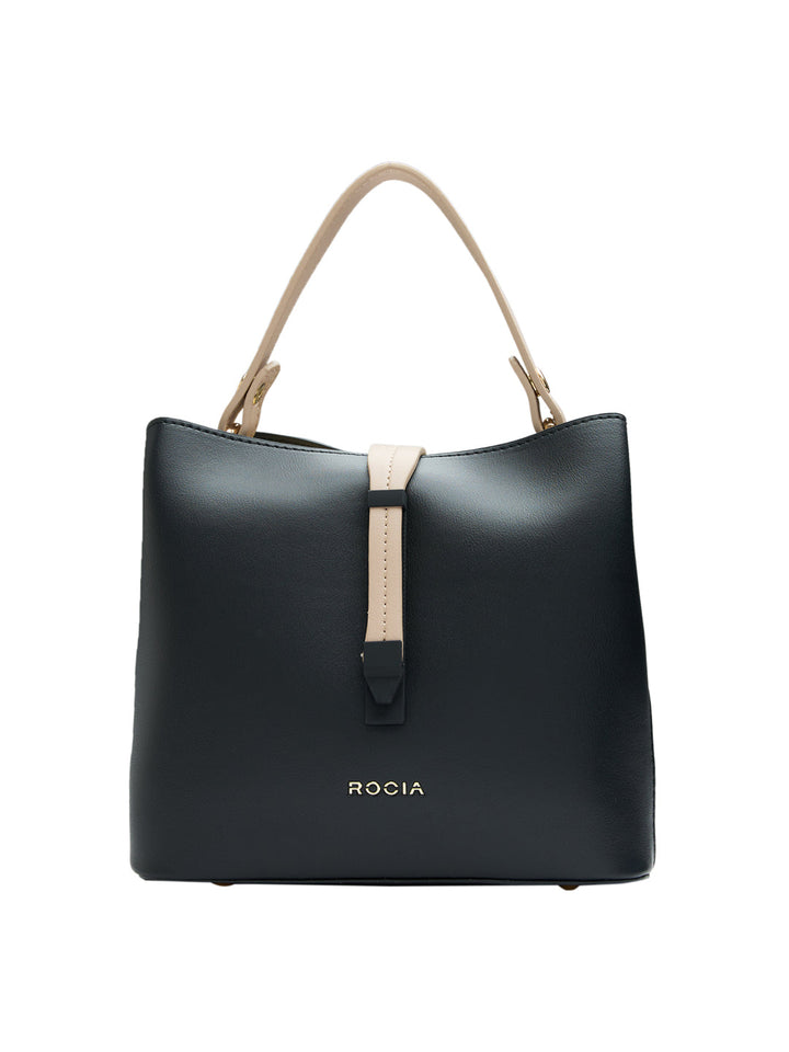 Rocia By Regal Black Women Casual Bucket Bag