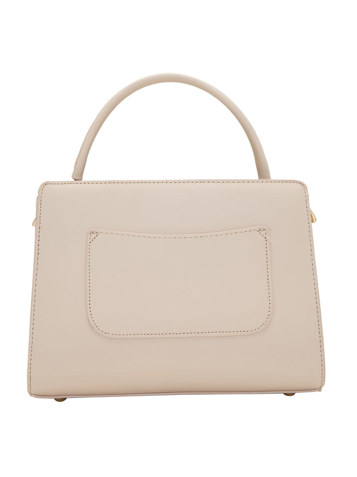 Rocia By Regal Beige Women Smart Bow Embellished Bag