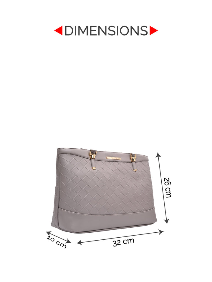 Rocia By Regal Lilac Women Big Woven Shoulder Bag