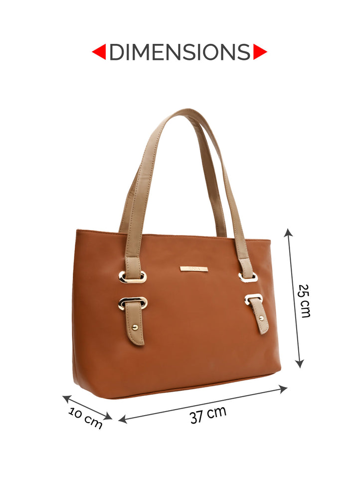 Rocia By Regal Tan Women Solid Casual Bag