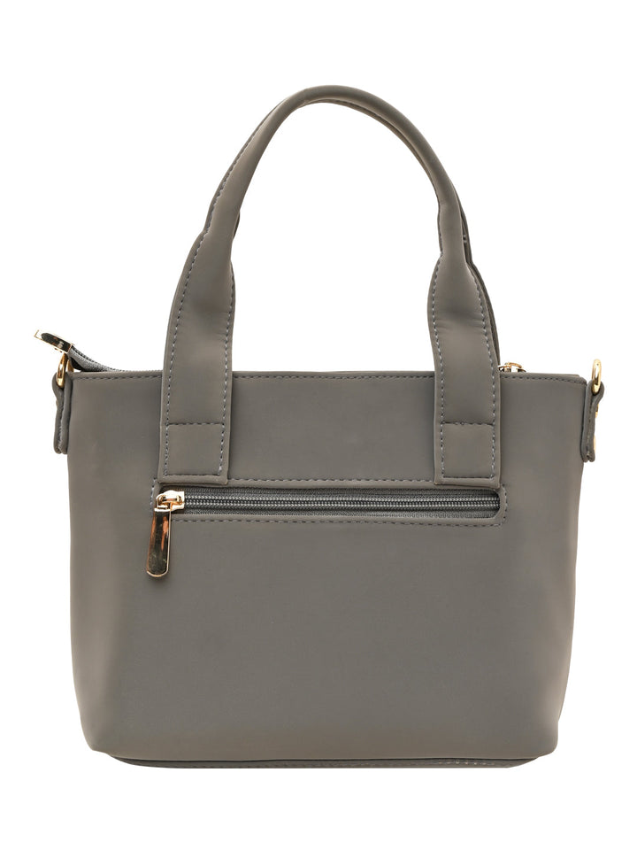 Rocia By Regal Grey Women Solid Small Handbag