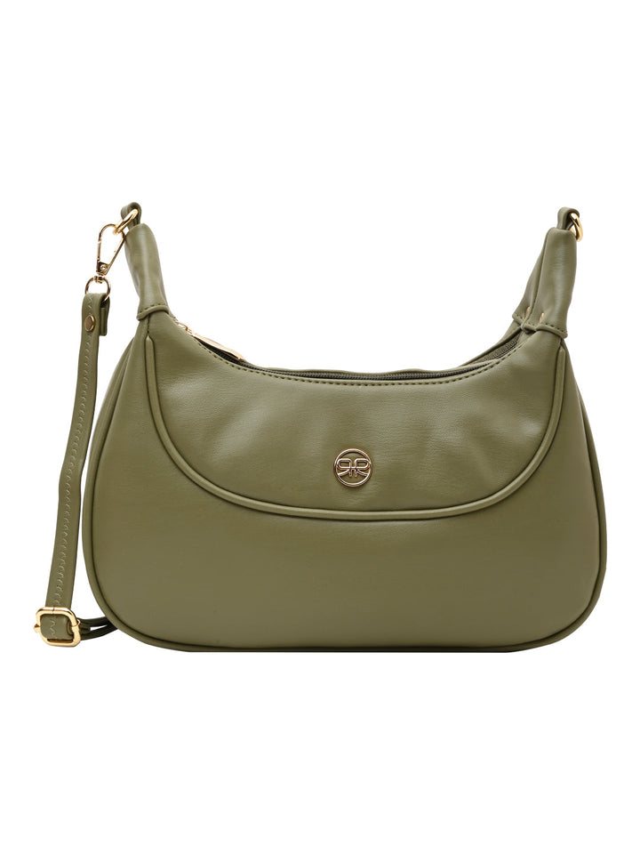Rocia By Regal Green Women Solid Shoulder Bag