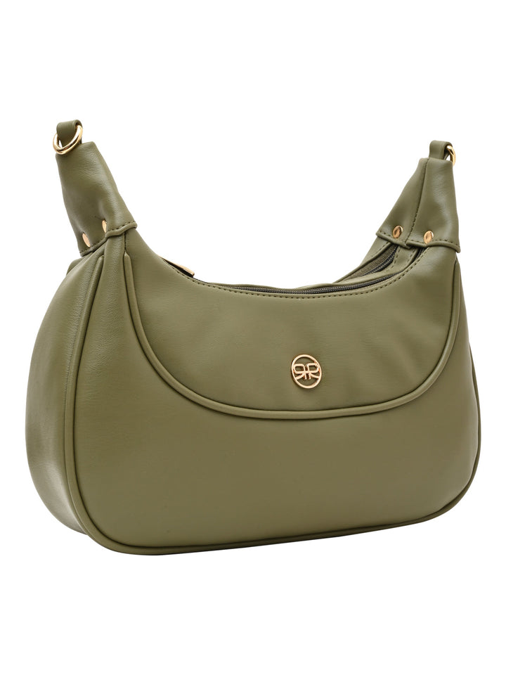 Rocia By Regal Green Women Solid Shoulder Bag