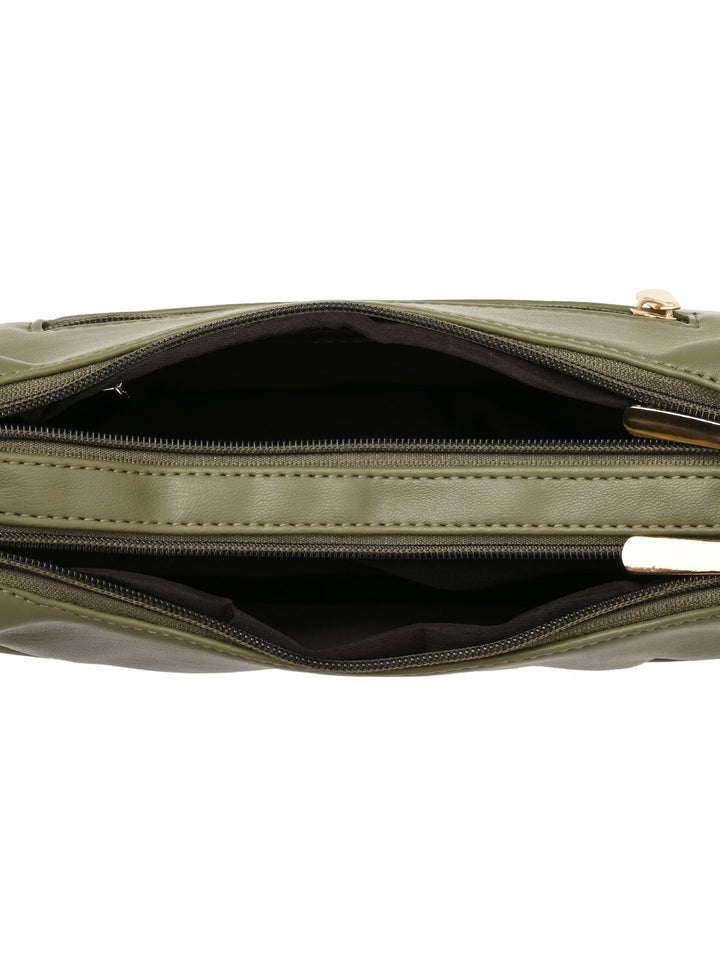 Rocia By Regal Green Women Solid Shoulder Bag