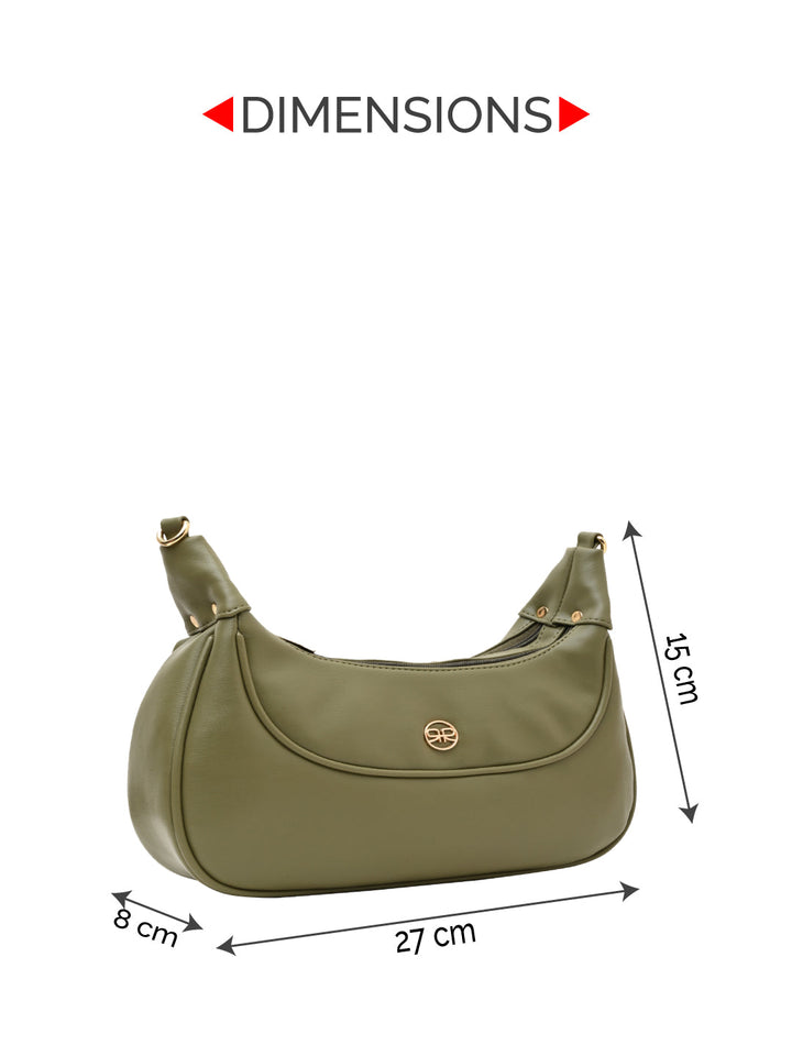 Rocia By Regal Green Women Solid Shoulder Bag